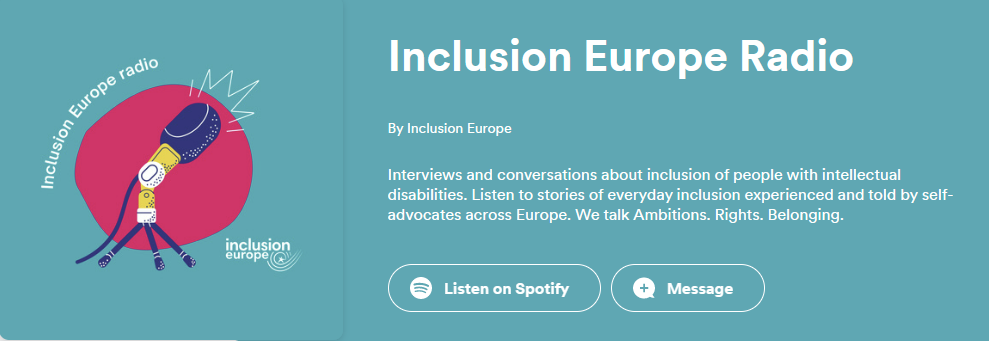 In conversation with… Podcast series on Inclusion Europe Radio